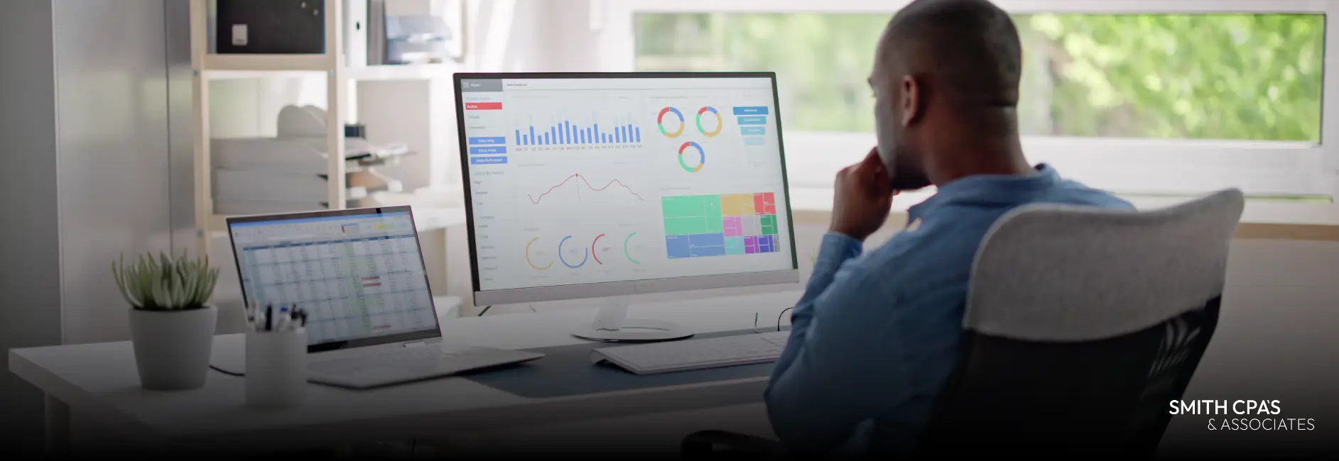 Business cash flow dashboard showing rising sales, receivables, payroll, inventory, and working capital needs.